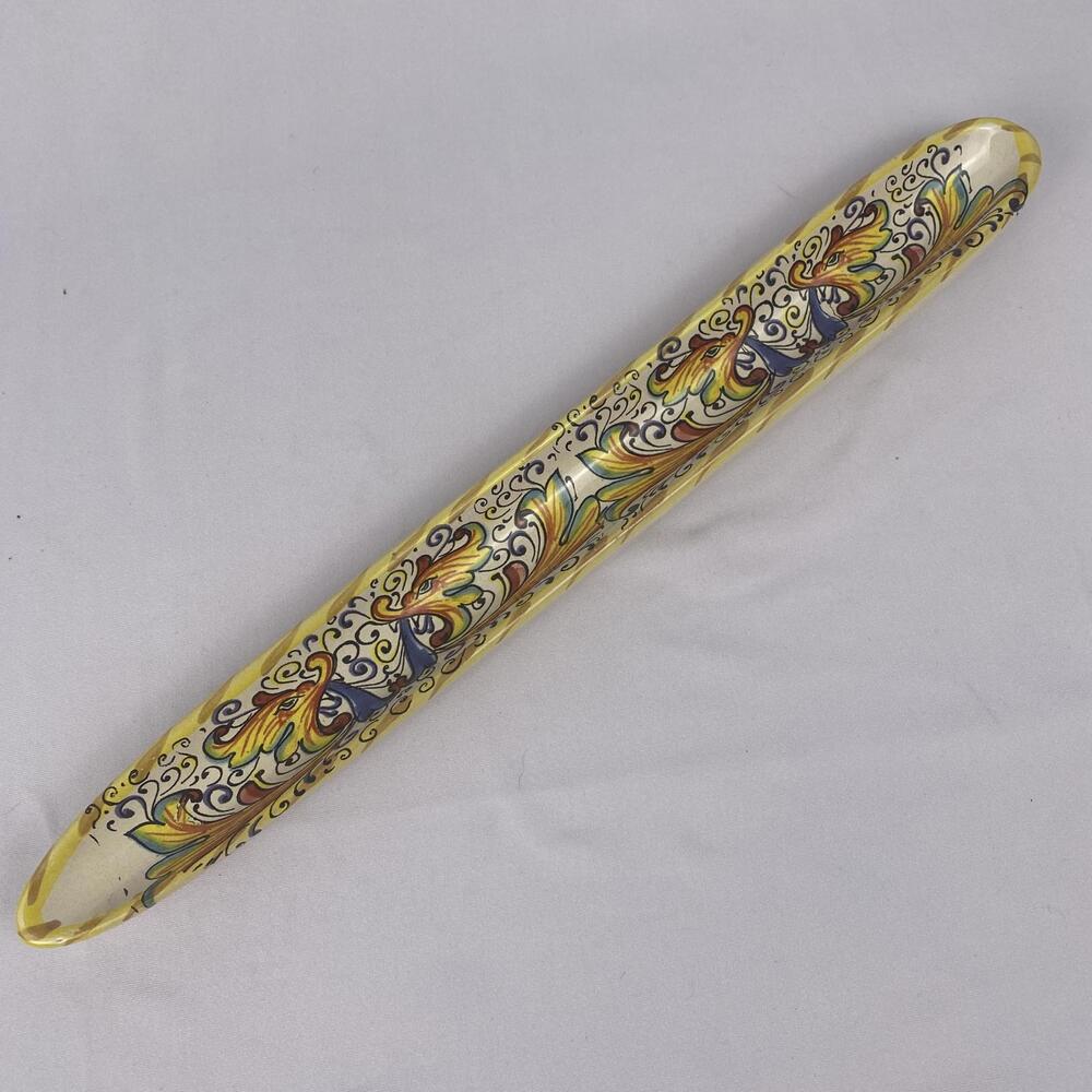Meridiana Ceramiche Ceramic Hand-Painted Olive Tray
